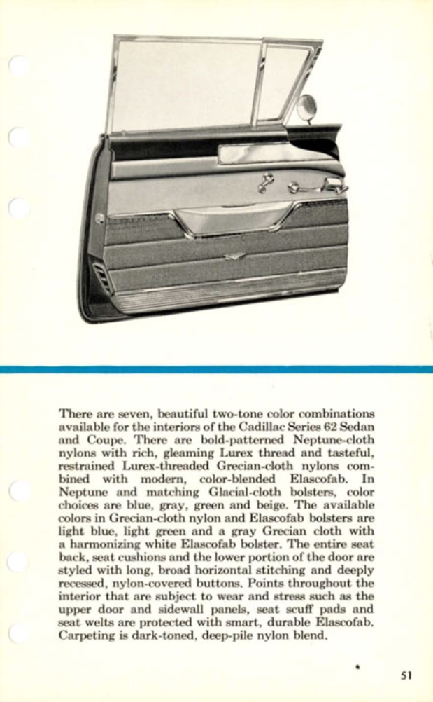 1957 Cadillac Salesmans Data Book Page 34